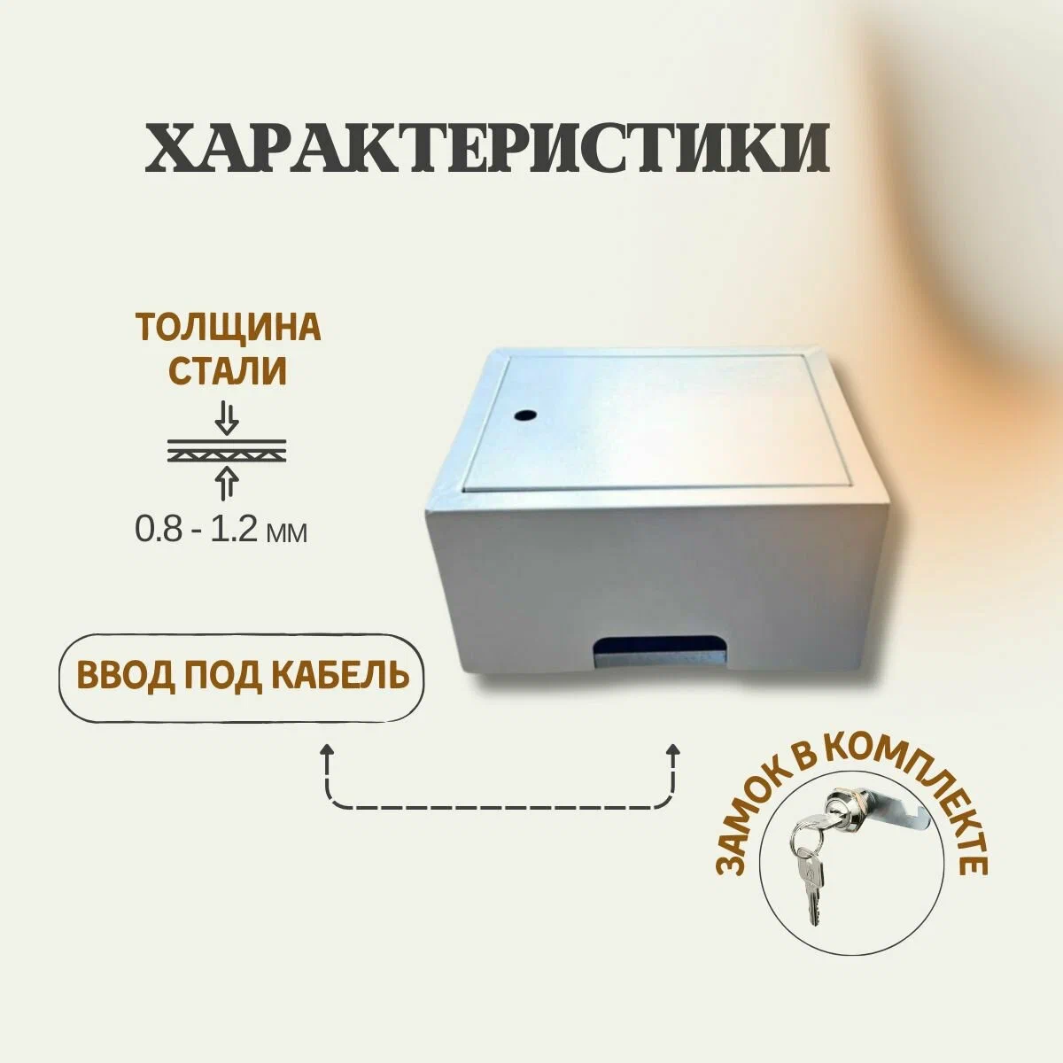 Щит с монтажной панелью ЩМП 04 IP31 (400x300x155) — изображение 4